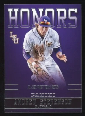 2015 Panini Collegiate LSU Andrew Stevenson Honors Insert - Image 1 of 2