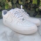 SIZE 12 Nike Air Force 1 Low Top Triple White Size Sneakers Shoes