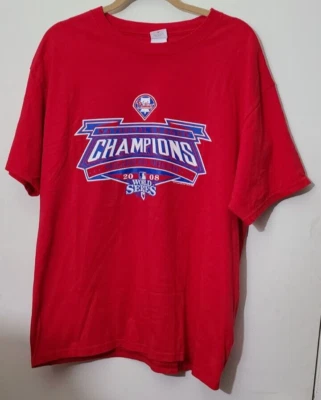 Philadelphia Phillies 2008 NL Champions T-Shirt XL - Image 1 of 4