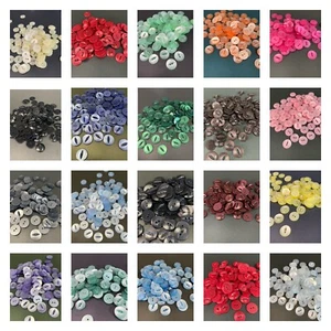 Fish Eye Buttons-Various Colours~Sizes~Quantity~Premium Quality~SameDay Dispatch - Picture 1 of 38