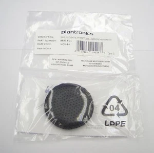 1 pc Plantronics 88833-01 Spare Leatherette Ear Cushion for HW530 HW540 Headsets - Picture 1 of 2