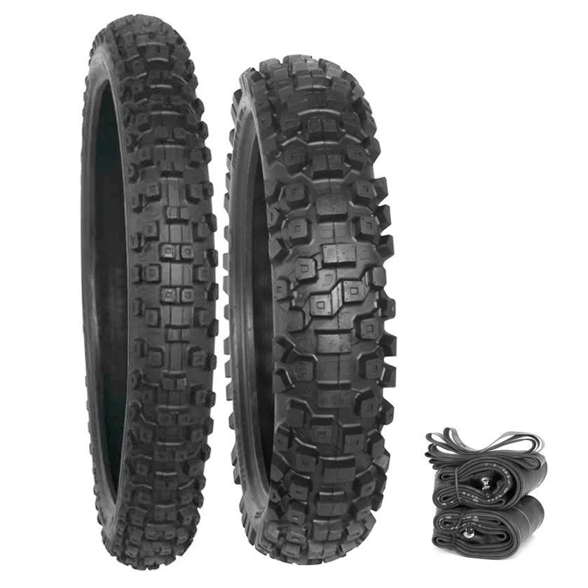 Duro Hard Terrain DM1153 DM1155 Tires Tubes Rim Strips  Moto Honda CRF230F 03-17 - Image 1 of 1