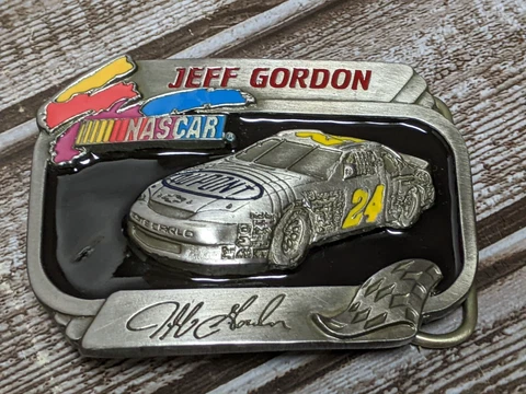 Jeff Gordon Nascar Belt Buckle Cover