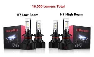 Alla Lighting LED High Low Beam Headlight Bulb Light for SPRINTER, Xenon White - Picture 1 of 12