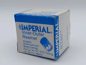 IMPERIAL Inner/Outer Reamer New Aluminum/Brass/Copper 1 1/2 in Max Pipe Size 1/4 - Picture 1 of 4