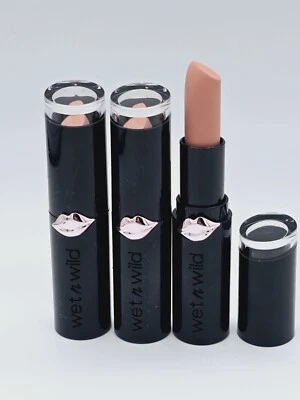 Wet n Wild megalast Matte Lipstick 1111402 Never Nude - SEALED . QTY:3 - Image 1 of 4