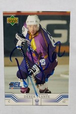 2001-02 Upper Deck German DEL #189 In Person Auto Derek Plante Munich Barons