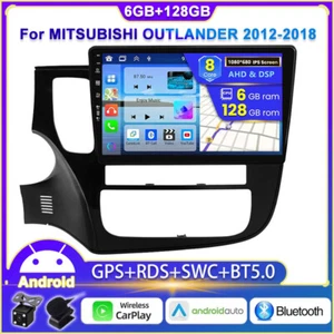 ★6GB+128GB★ FÜR MITSUBISHI OUTLANDER 3 2012-2018 CAR PLAY ANDROID 14.0 AUTORADIO - Bild 1 von 18