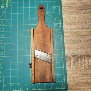 Holz Hand Küche Gemüseschneider Vintage Dekor Mandoline - Bild 1 von 5