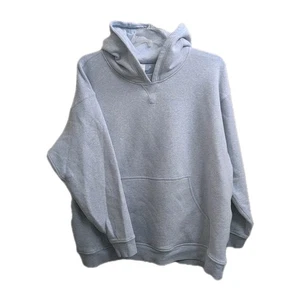 Lululemon Hoodie Sweatshirt Women 20 Blue Kangaroo Pocket Logo Leisure Comfort - Picture 1 of 8