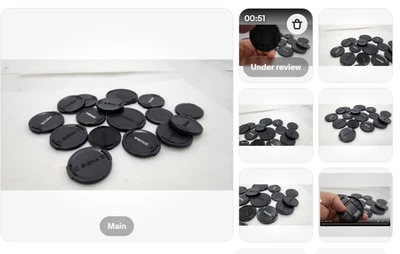 For Parts SET Sigma Front Lens cap 33632 - Image 1 of 4