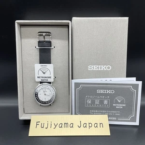 Reloj SEIKO Metrónomo SMW001B Línea Estándar Negro Blanco con Caja Sin Usar JP - Imagen 1 de 2