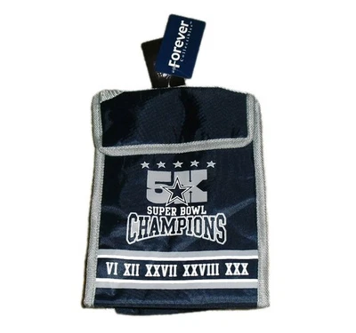 Dallas Cowboys 5x Super Bowl Champions Insulated Lunch Bag Lunch Box New Nfl - Image 1 of 2