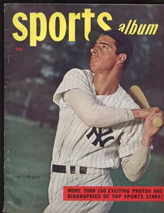 Spring 1948 Sports Album Magazine Joe DiMaggio New York Yankees Front Cover EX+ - Picture 1 of 1