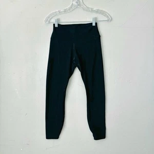 Alo Yoga Black High Waisted Ankle Leggings Women’s Size XS - Picture 1 of 11