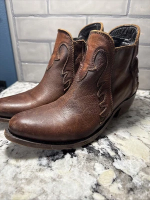 Botines para mujer LIBERTY BLACK de cuero marrón 8,5 Foto 1 de 4