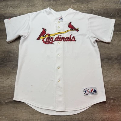 Majestic Jim Edmonds St Louis Cardinals MLB Baseball Stitched Jersey Size XL - Image 1 of 4