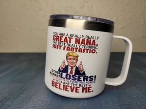 Grande tasse gobelet Donald Trump Nana - Photo 1 sur 6