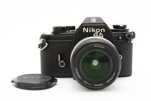 Near MINT Nikon EM 35mm SLR Film Camera w/ Nikkor 28mm f/3.5 Lens Tested Japan - Picture 1 of 14