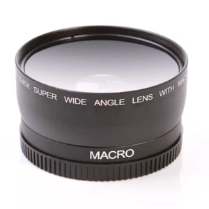 0.45x 52mm 52 mm macro conversion & wide angle Lens with 62mm front thread black - Picture 1 of 8