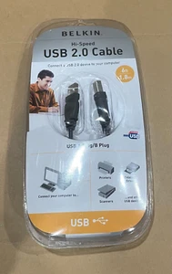 Belkin Hi-Speed USB 2.0 Cable ~ #F3U133v06 - Picture 1 of 2