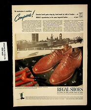 1946 Regal Shoes Men Dress Fashion Clothing Leather Vintage Print Ad 24048