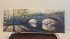 Chris Geall SIGNED NUMBERED Artist PRINT Canvas Woodland Bridge Grosmont Whitby