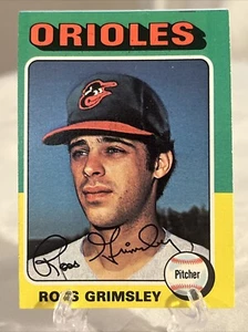 1975 Topps Baseball #458 Ross Grimsley Baltimore Orioles EX - Picture 1 of 2