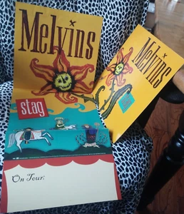 MELVINS LP STAG +TOUR POSTER 1996 RARE NIRVANA ATLANTIC 82878-1 PUNK STONER DOOM - Bild 1 von 5