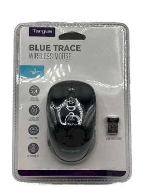 Targus Wireless Mouse with Blue Trace Technology for Tracking AMW50US - Image 1 of 2