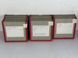 20x archive box / cardboard boxes + cassettes + bobbies Agfa Basf par 528, size 50 #