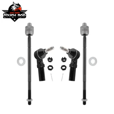 For Pontiac Firebird 1993-2002 4PCS Outer & Inner Tie Rod Ends - Image 1 of 4