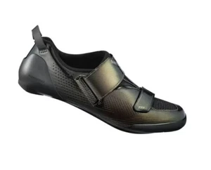 Shimano TR901 Triathlon Carbonio Bici da Corsa Scarpe Nero 49 SH-TR901 - Nuovo - Bild 1 von 1