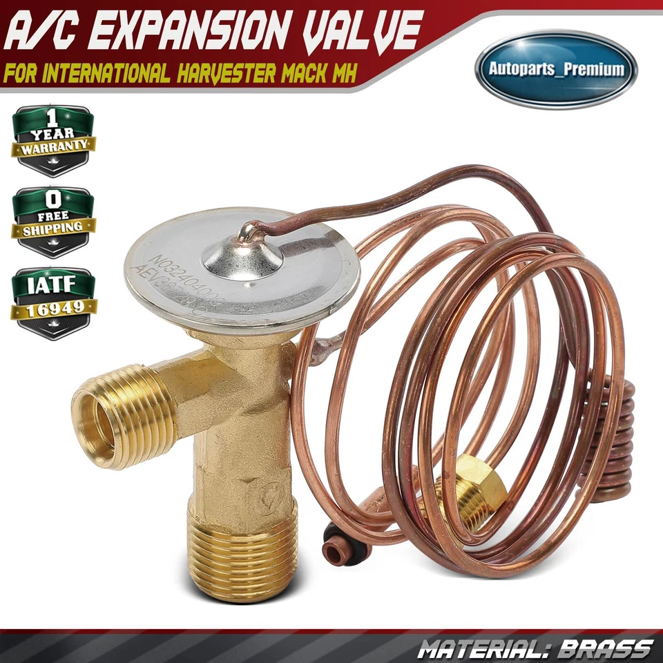 Válvula de expansión de aire acondicionado para International Harvester 4600 4700 5500i 9900 SFA Mack MH Foto 1 de 4