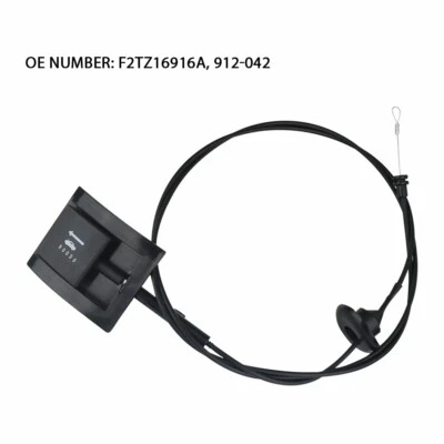 Cabo de liberação da trava do capô para Ford F150 F250 F350 Bronco 1992-1997 F2TZ16916A - Imagem 1 de 4