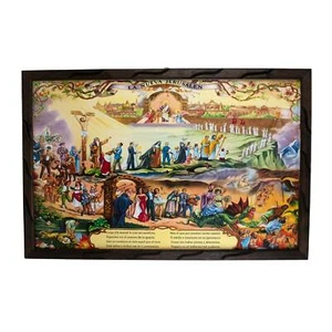 New Jerusalem Wall Art La Nueva Jerusalén Cuadro 36x24 18x13 12x10 Rustic #47 - Picture 1 of 10
