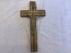 Vtg Wooden Wall Crucifix Holy Cross Our Lord Jesus Christ Catholic Home Shrine