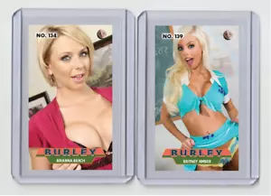 Brianna Beach rare MH Burley #'d x/3 Tabakkarte Nr. 134 - Bild 1 von 1
