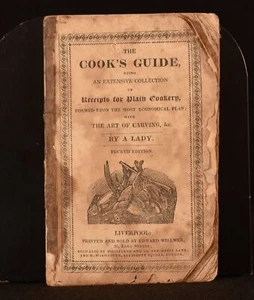 c1835 The Cook's Guide Plain Cookery Art of Carving Very Scarce 4th - Foto 1 di 12