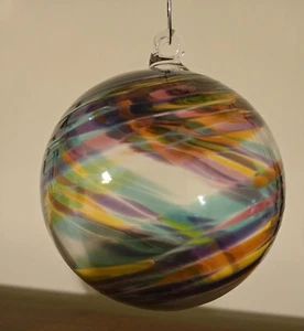 Artful Home Blown Glass Ornament By Little River Hotglass Studio - TRUE COLORS - Picture 1 of 8