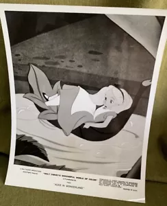1960’s Original NBC TV Disney Alice In Wonderland Press Photo And Press Release - Picture 1 of 2