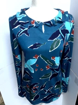 Camisa Blusa Vintage Vera Muestra Color Verde Azulado Talla 10 Hecho en Unión Etiqueta G C Foto 1 de 4