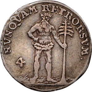 1740 IBH German States Brunswick Wolfenbuttel 4 Mariengroschen NGC VF 35 Germany - Picture 1 of 3