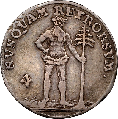 1740 IBH German States Brunswick Wolfenbuttel 4 Mariengroschen NGC VF 35 Germany - Image 1 of 3