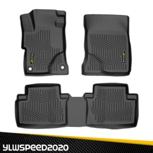 Alfombrillas 3D aptas para Honda Civic 2012-2015 para todo tipo de clima 1ª y 2ª fila revestimientos de TPE - Imagen 1 de 12
