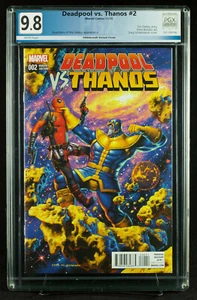 DEADPOOL vs. THANOS #2 Hildebrandt Variant (2015 Marvel) PGX 9.8 NM/MT Near Mint - Picture 1 of 3