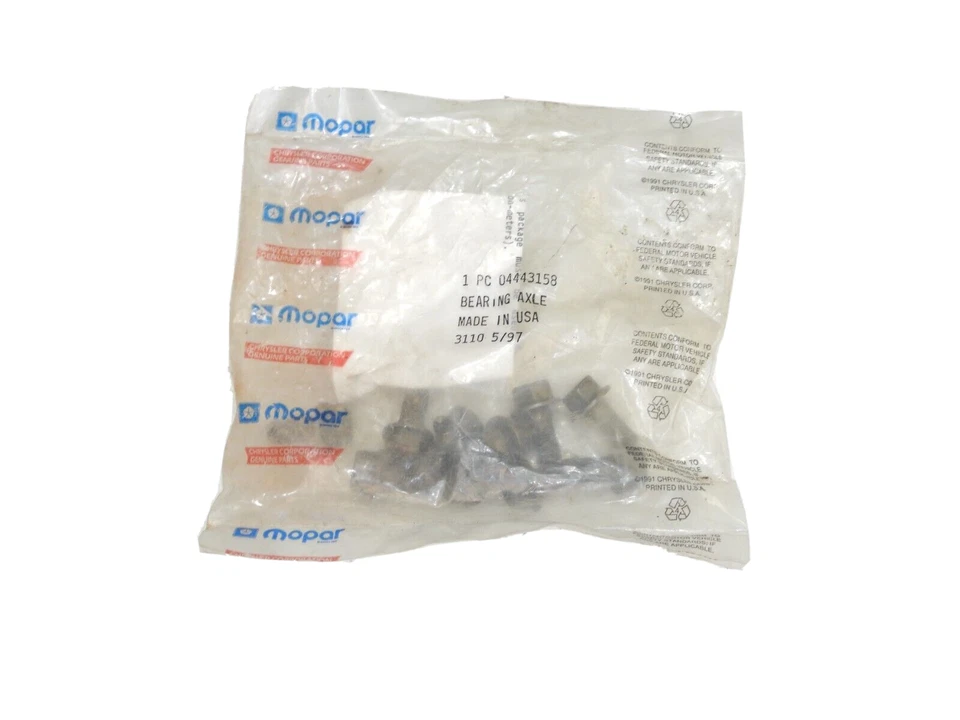 Jeep Cherokee XJ 97-01 Mopar NOS OEM Rodamiento Eje Pernos Kit Herrajes 04443158 Foto 1 de 4