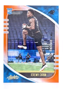 2020 Panini Absolute Orange Mosaic #156 Jeremy Chinn RC /149 Carolina Panthers - Bild 1 von 2