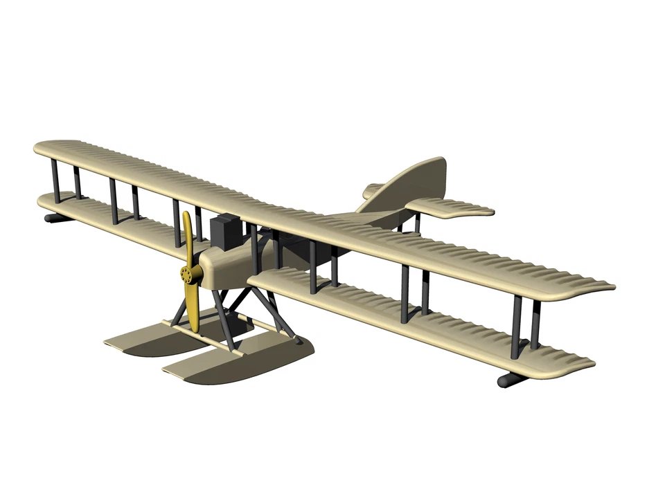 Short Type 184 - WWI Seaplanes - 1/144 Scale - wargame3d - Image 1 of 1