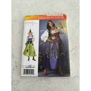 Simplicity 2521 Costume Plus Size Pattern Womens Witch Gypsy Khaliah Ali 18W-24W - Picture 1 of 3